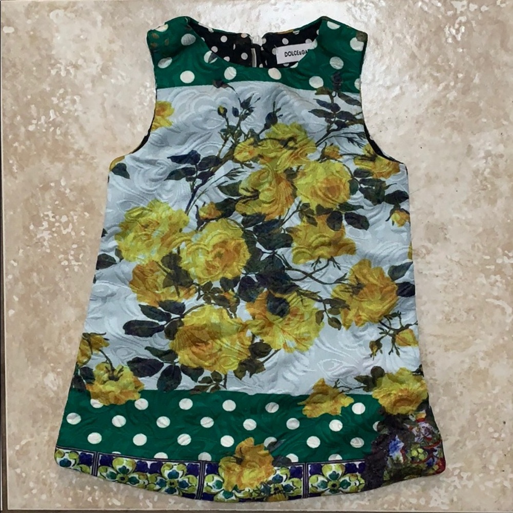Dolce & Gabbana floral top/dress